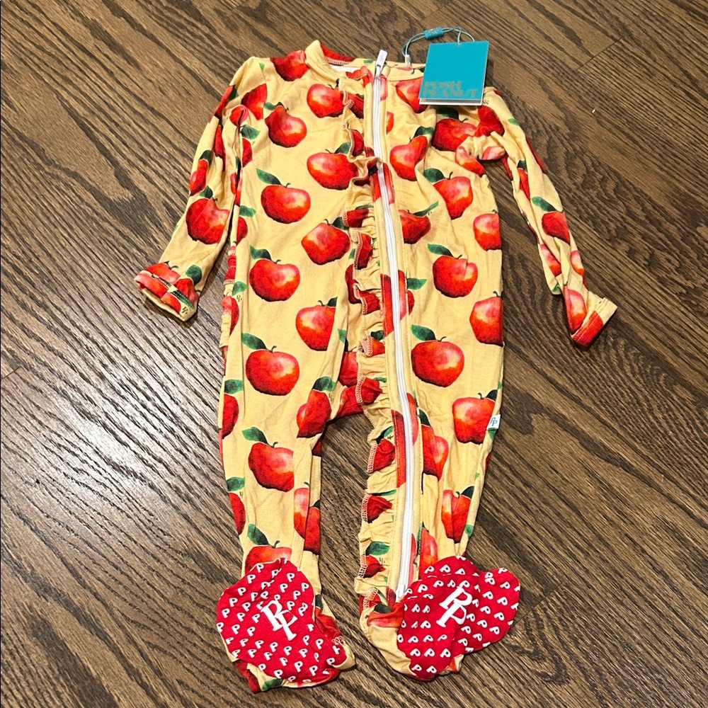 NWT Posh Peanut Yellow Apple Pajamas